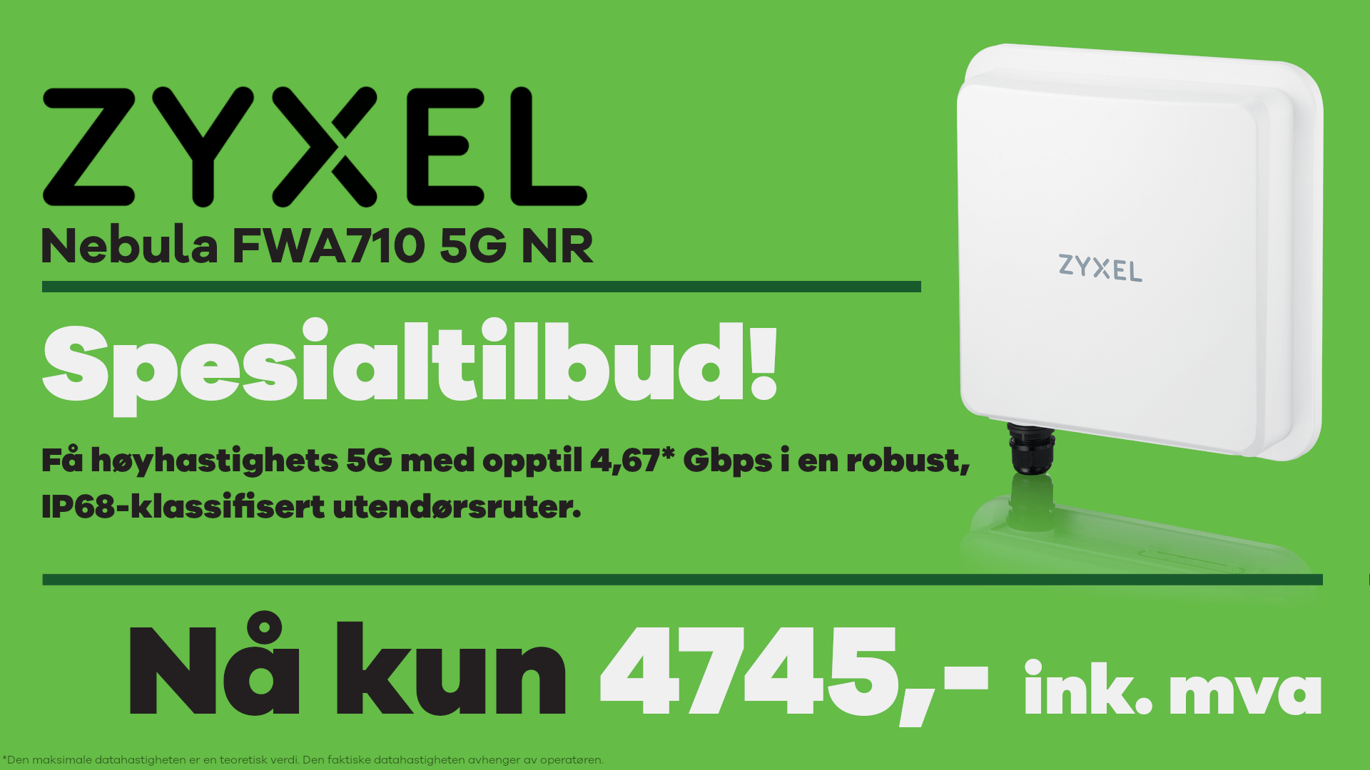 Zyxel Nebula FWA710 5G NR Outdoor Router